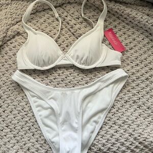 Xhilaration White Bikini Top